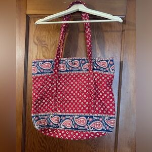 Vintage Vera Bradley Americana Large Tote